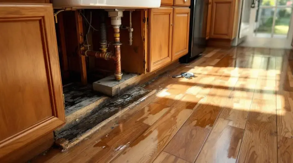 Kitchen Leak Damage Repair Peoria